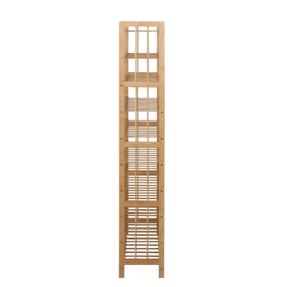 Marlook Shoe Rack Cabinet Bamboo 10-tier 50 Pairs