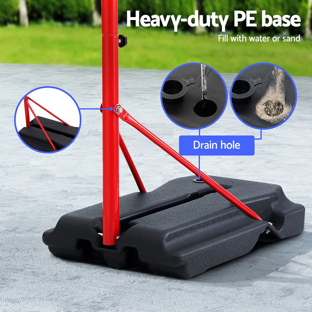 Marlook 1.6M Kids Basketball Hoop Stand System Portable