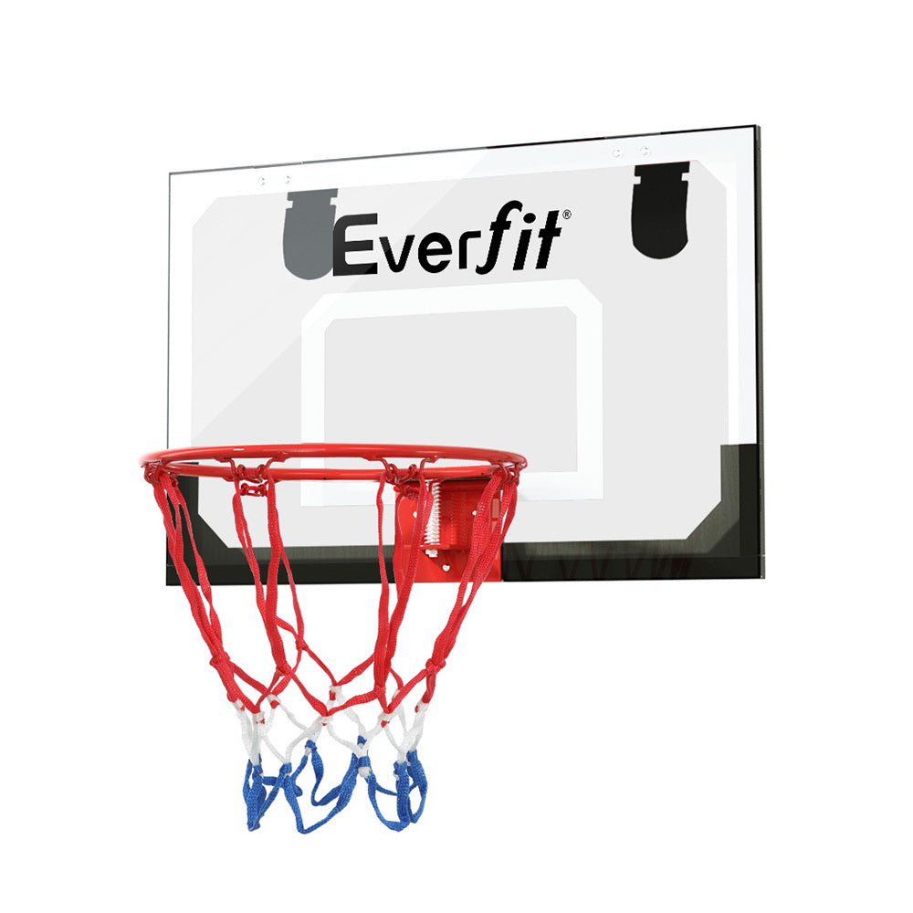 Marlook 23" Mini Basketball Hoop Backboard Door Wall Mounted Sports Kids Black