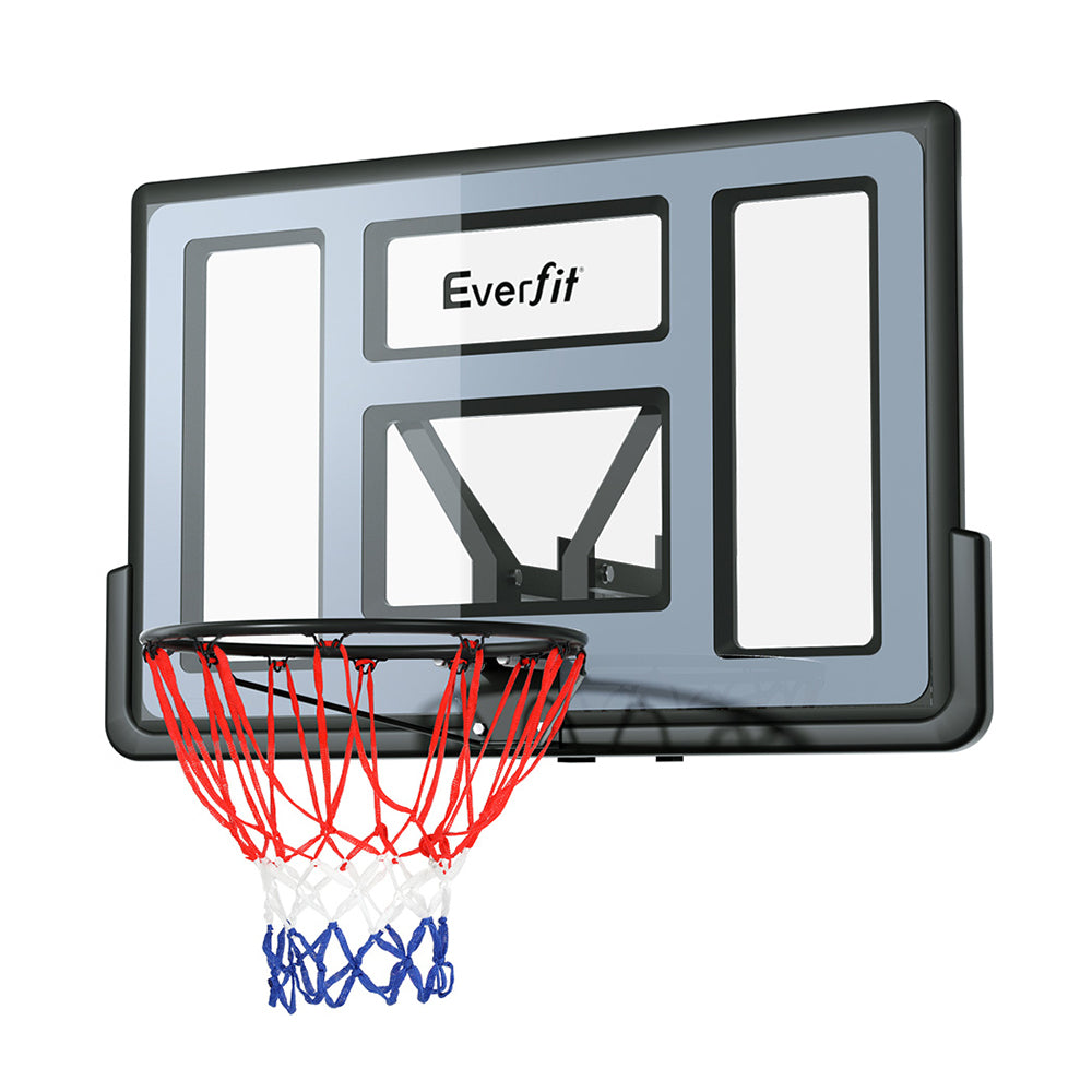 Marlook 45" Basketball Hoop Backboard Wall Mounted Ring Net Sports Pro System