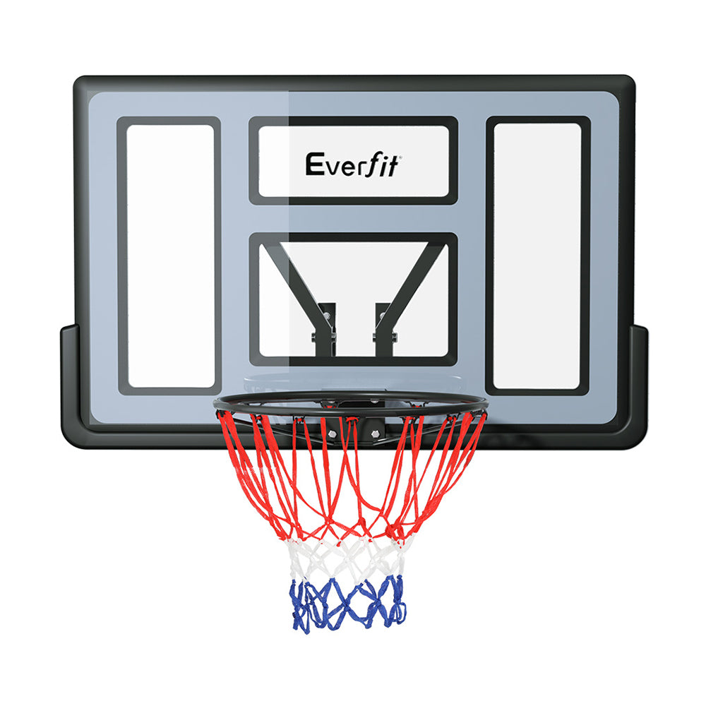 Marlook 45" Basketball Hoop Backboard Wall Mounted Ring Net Sports Pro System