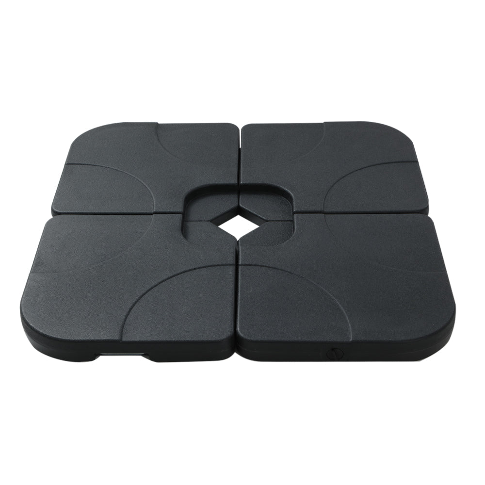 Marlook Outdoor Umbrella Base 50cm 4 Plates Stand Pod Cantilever