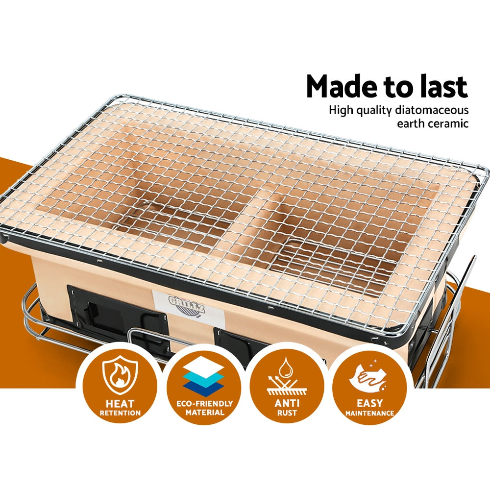 Marlook BBQ Grill Tabletop Charcoal Smoker
