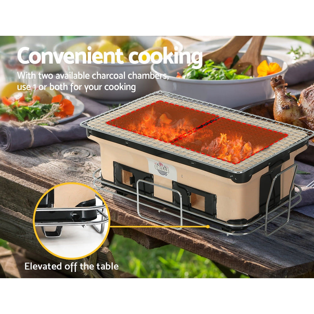 Marlook BBQ Grill Tabletop Charcoal Smoker