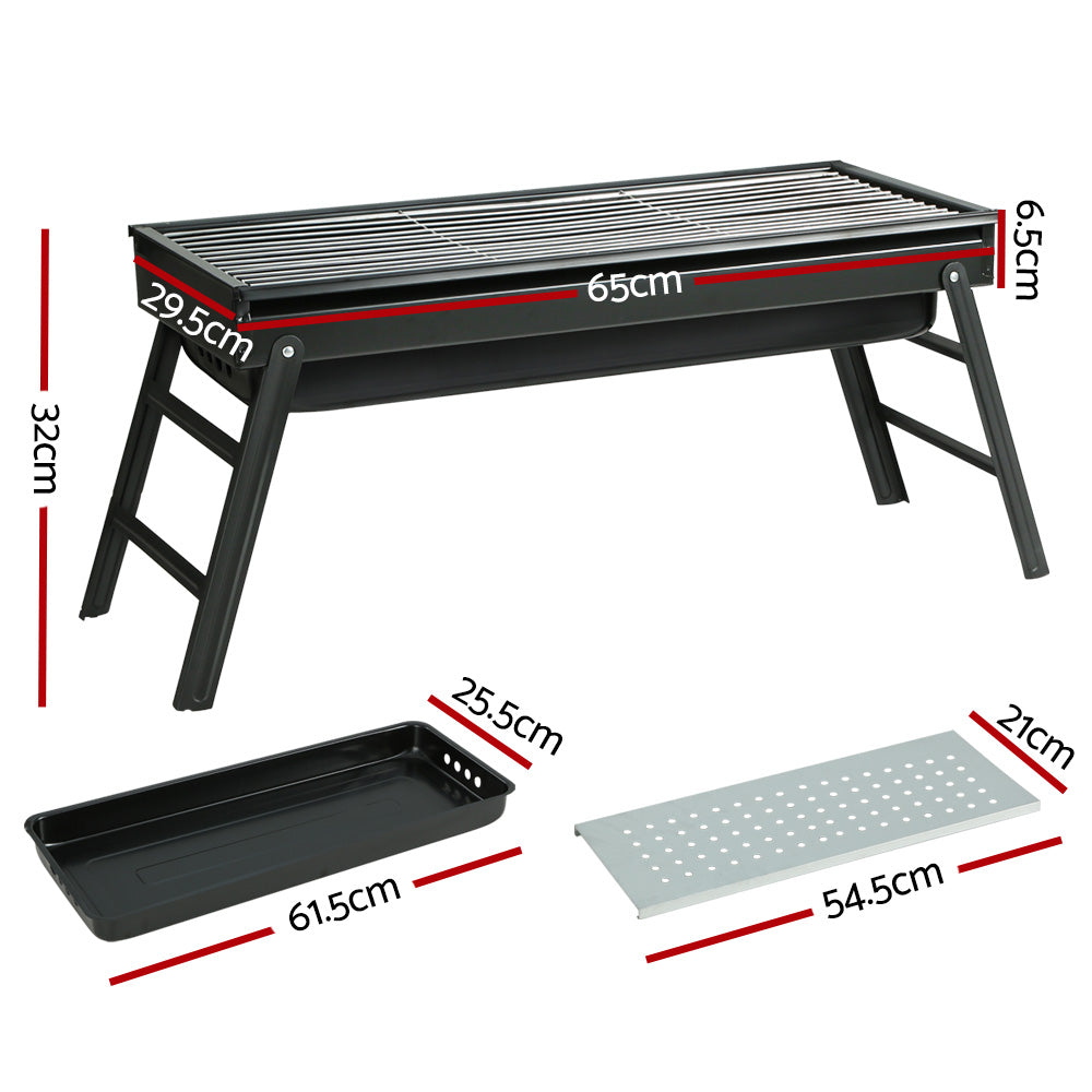 Marlook BBQ Grill Charcoal Smoker Foldable