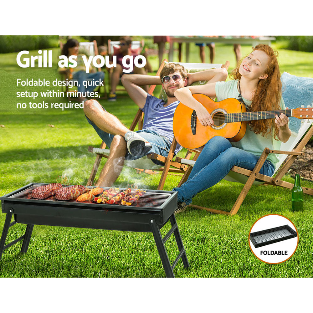 Marlook BBQ Grill Charcoal Smoker Foldable
