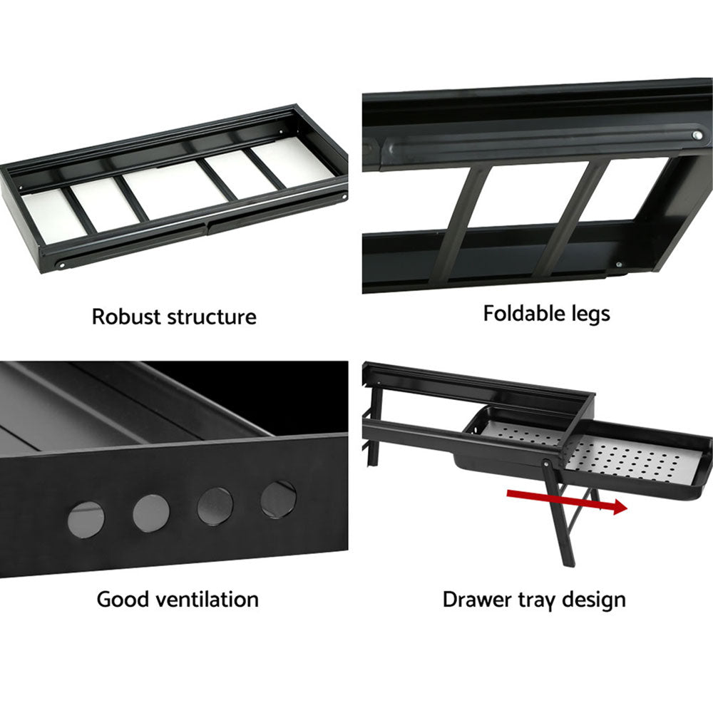 Marlook BBQ Grill Charcoal Smoker Foldable