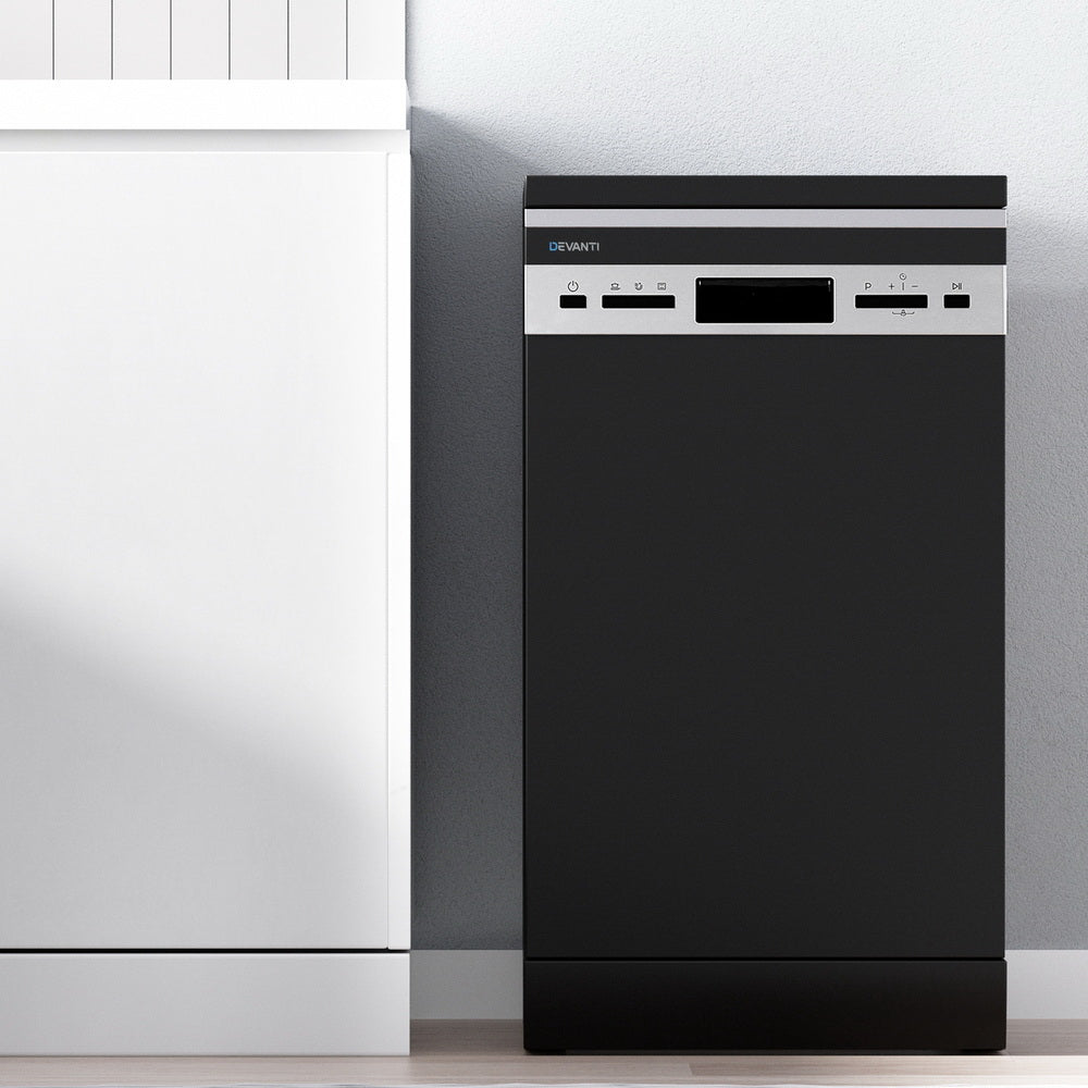Marlook 10 Place Settings Freestanding Dishwasher Black