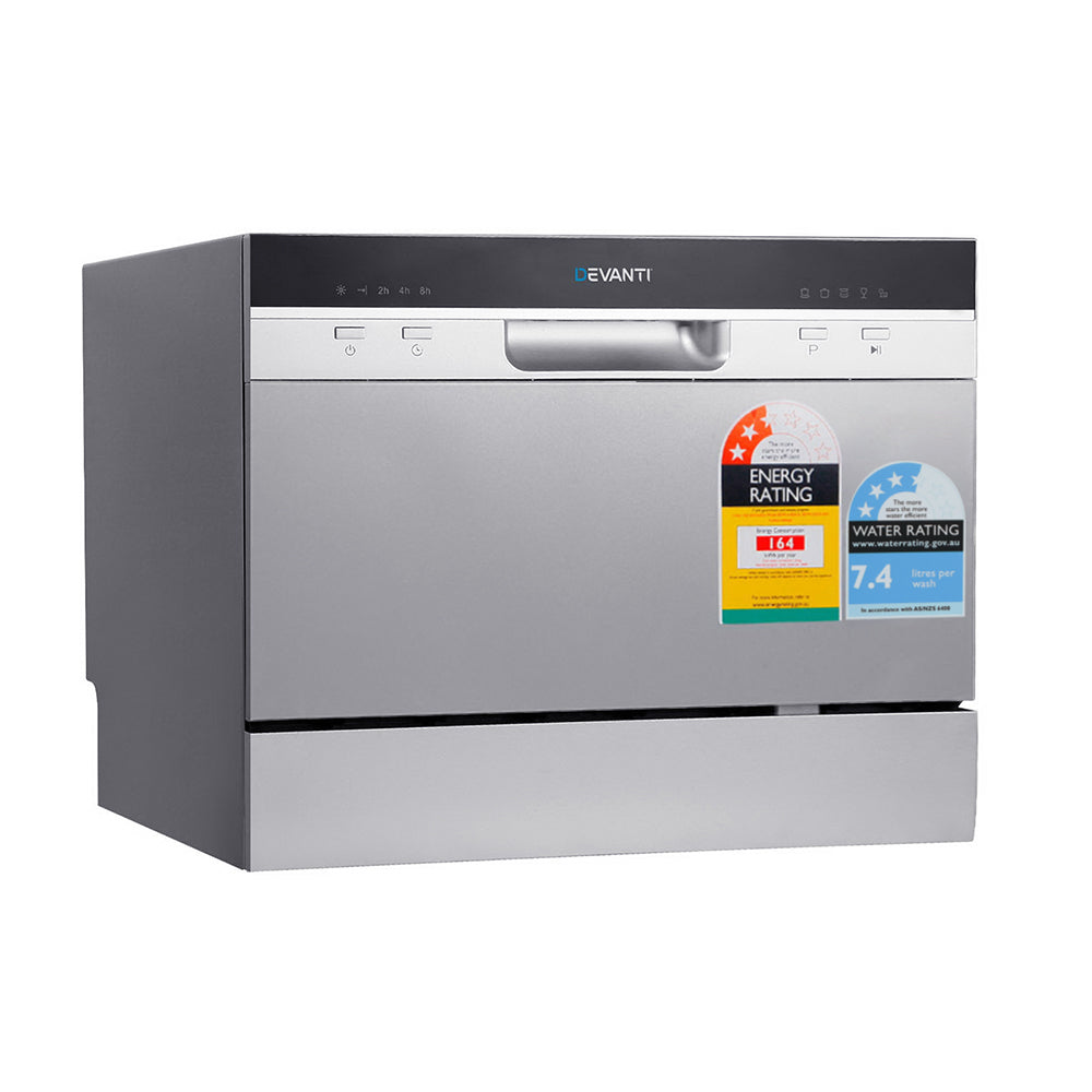 Marlook 6 Place Settings Benchtop Dishwasher Sliver