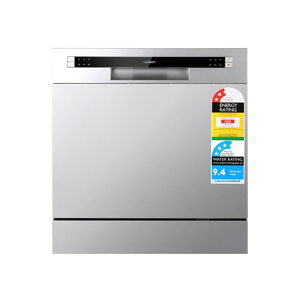 Marlook 8 Place Settings Benchtop Dishwasher Sliver