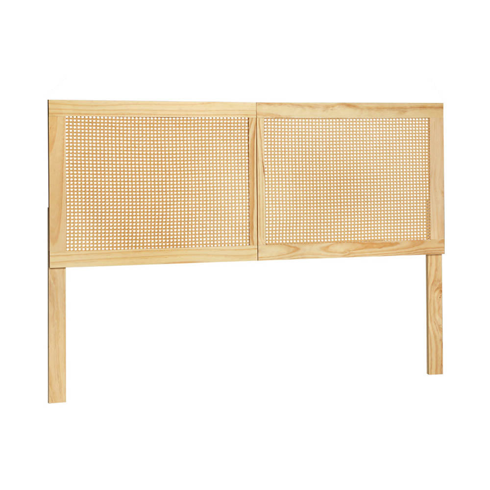 Marlook Bed Head Headboard Double Rattan - RIBO Pine