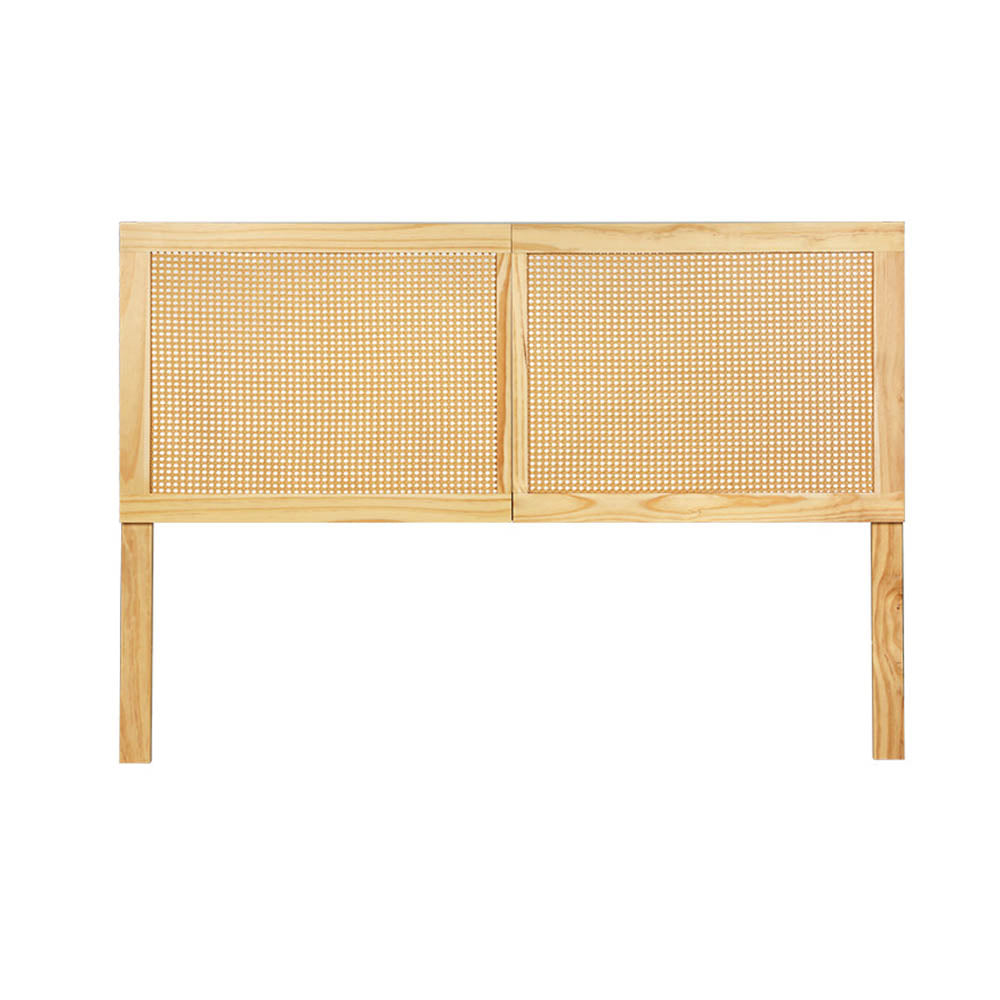 Marlook Bed Head Headboard Double Rattan - RIBO Pine