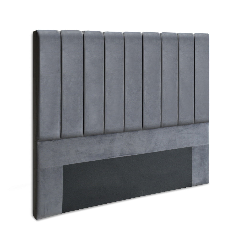 Marlook Bed Head Headboard Double Velvet - VELA Grey