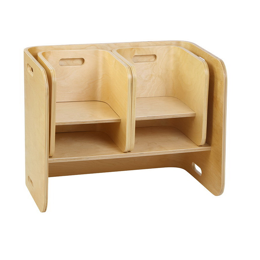 Marlook 3PCS Kids Table and Chairs Set Multifunctional Storage Desk