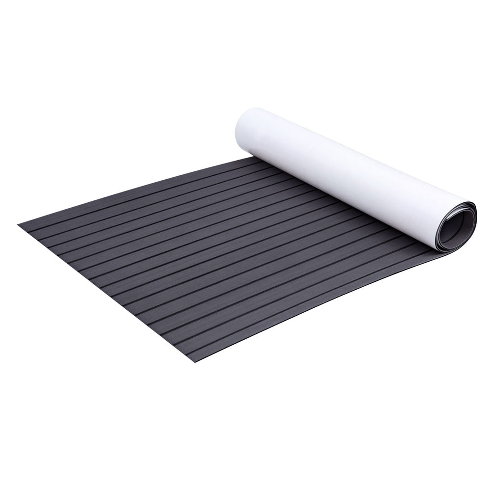 Marlook EVA Foam Boat Flooring Mat Decking Sheet 240x90x0.6cm Dark Grey Decor