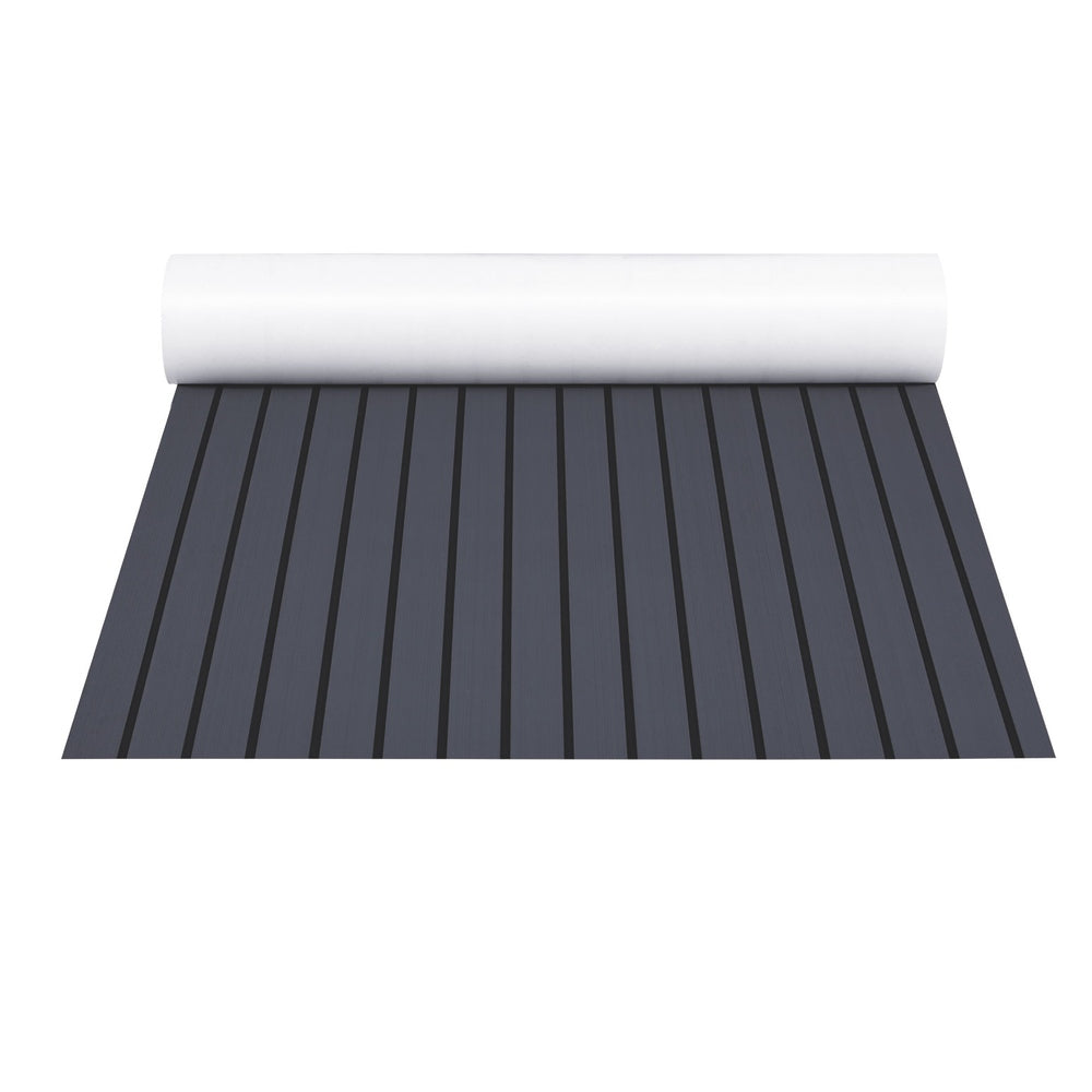 Marlook EVA Foam Boat Flooring Mat Decking Sheet 240x90x0.6cm Dark Grey Decor