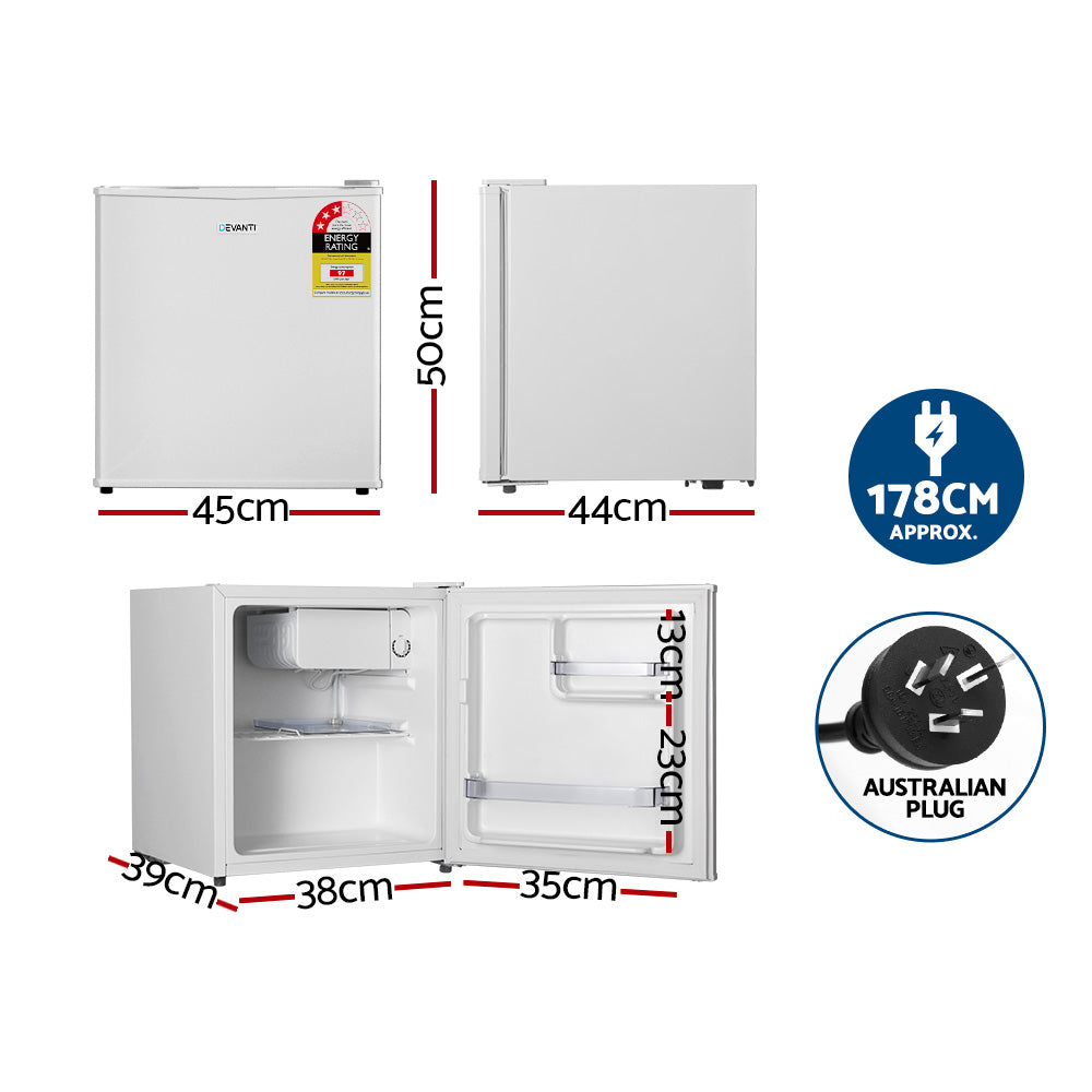 Marlook 48L Bar Fridge White