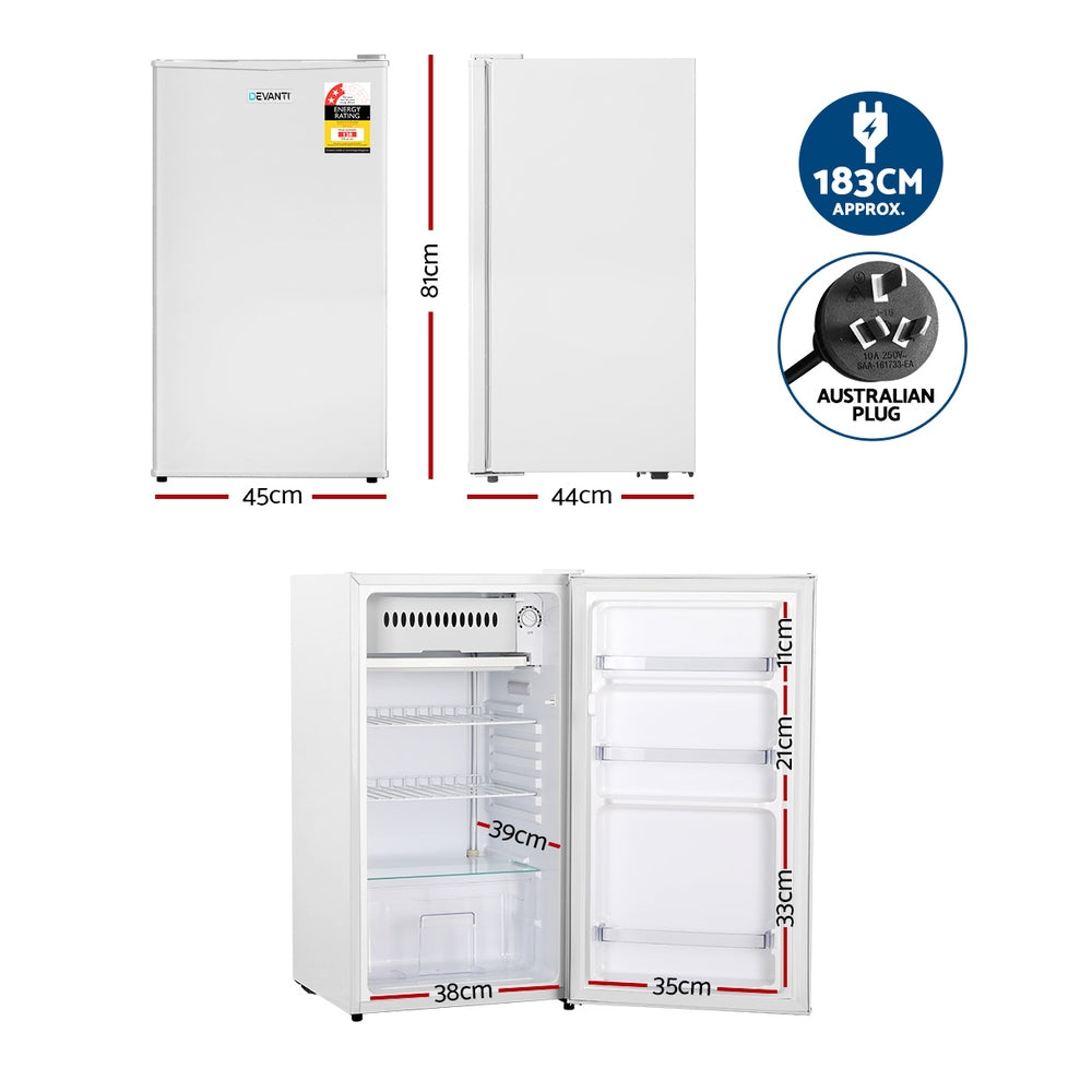 Marlook 95L Bar Fridge White