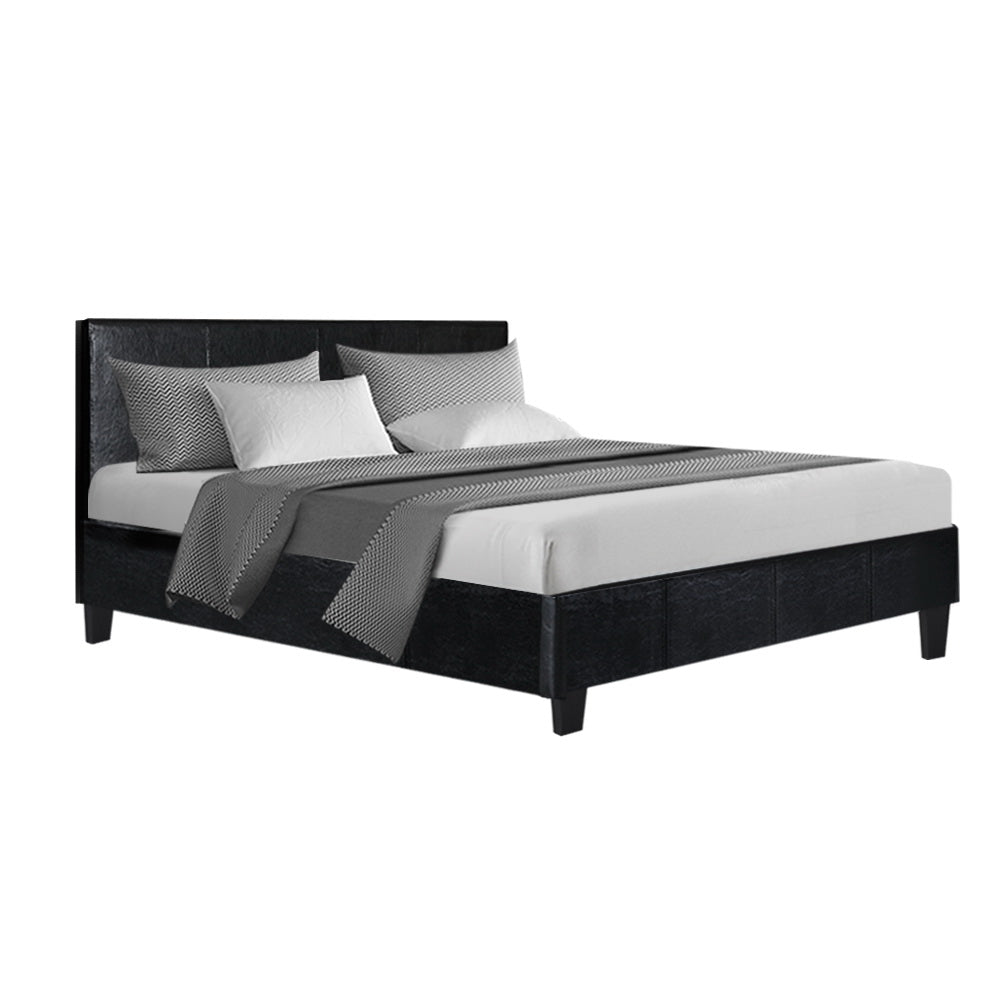 Marlook Bed Frame Double Size Black NEO