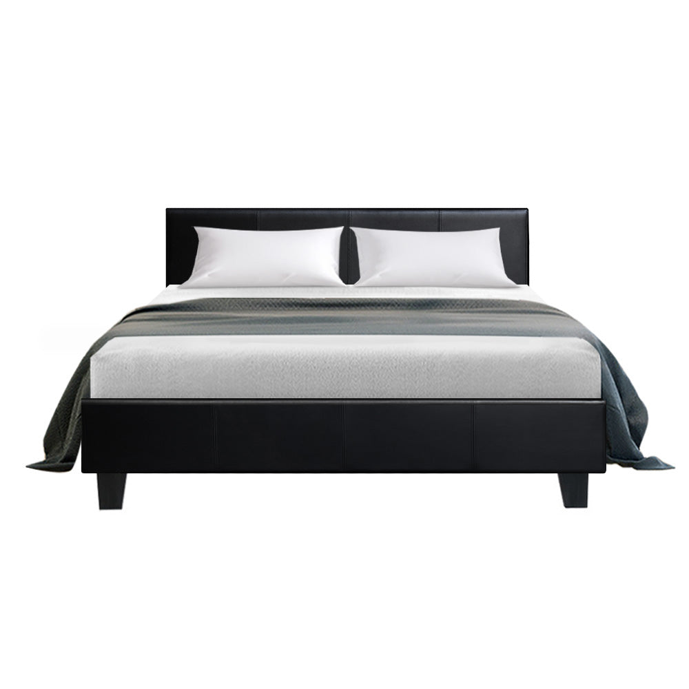 Marlook Bed Frame Double Size Black NEO