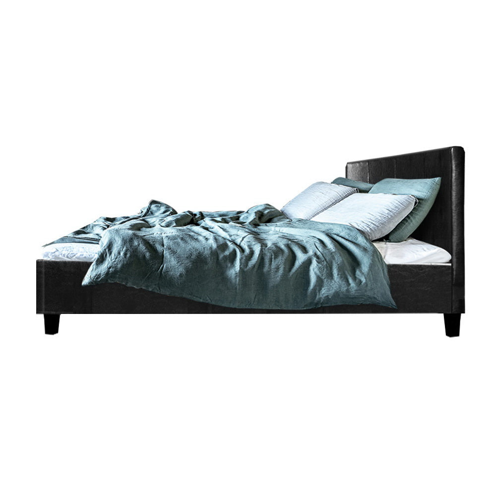 Marlook Bed Frame Double Size Black NEO