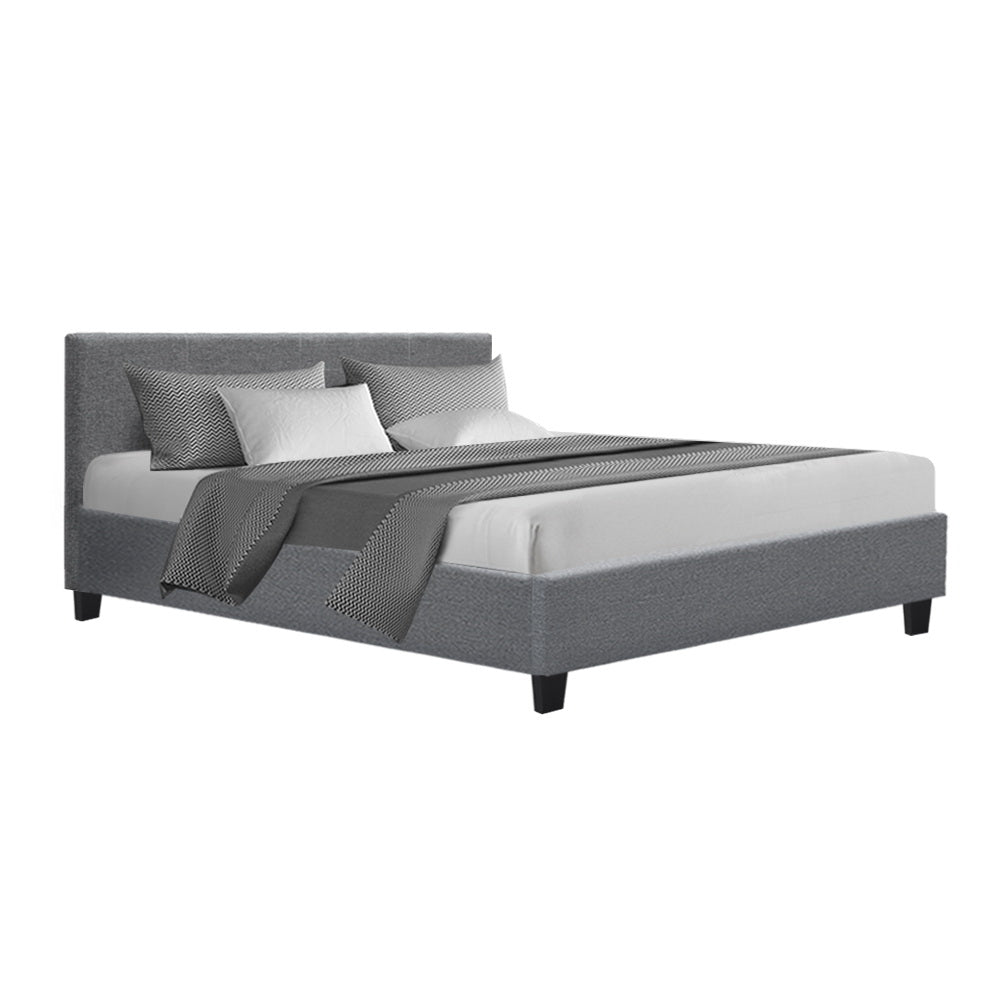 Marlook Bed Frame Queen Size Grey NEO