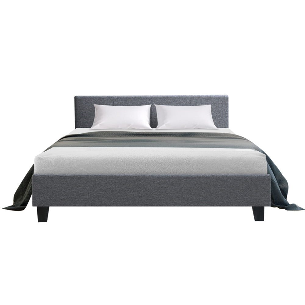 Marlook Bed Frame Queen Size Grey NEO