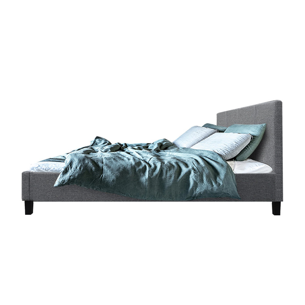 Marlook Bed Frame Queen Size Grey NEO