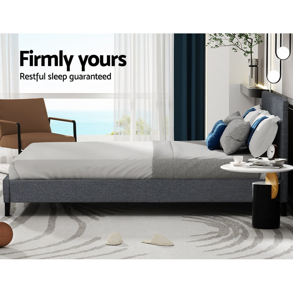 Marlook Bed Frame Queen Size Grey NEO