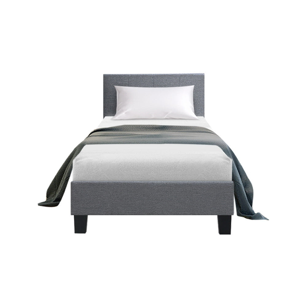 Marlook Bed Frame Single Size Grey NEO