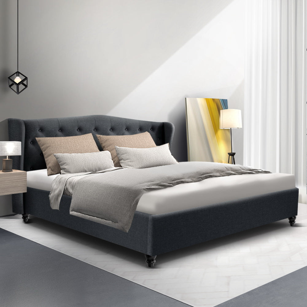 Marlook Bed Frame King Size Charcoal PIER