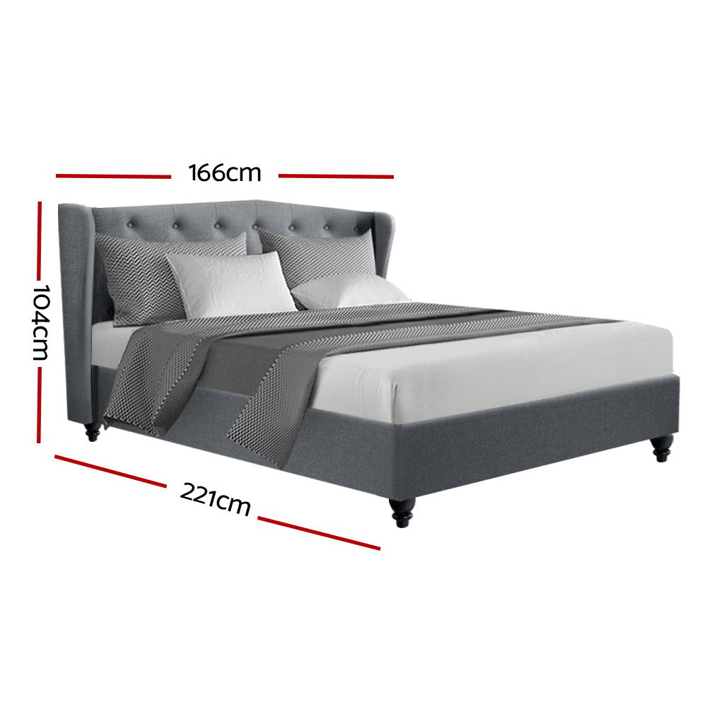 Marlook Bed Frame Queen Size Grey PIER