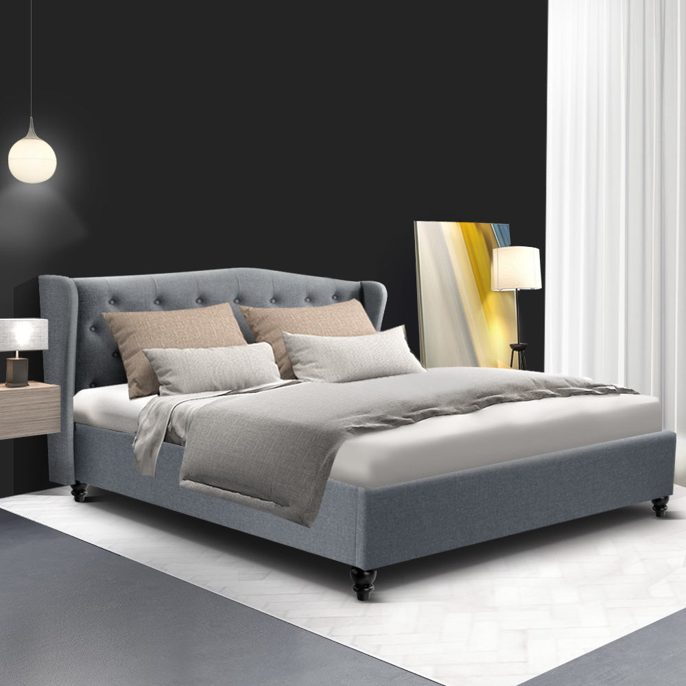 Marlook Bed Frame Queen Size Grey PIER