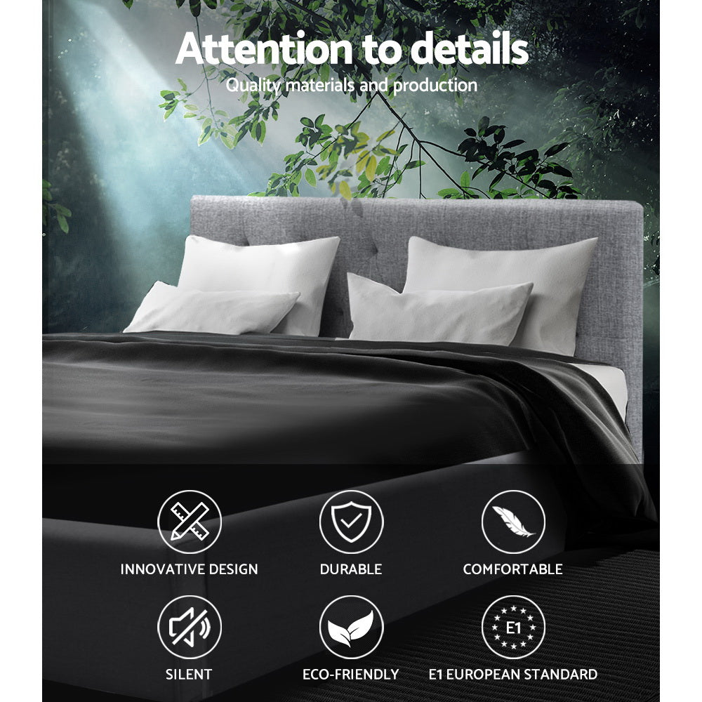 Marlook Bed Frame Double Size Grey VANKE