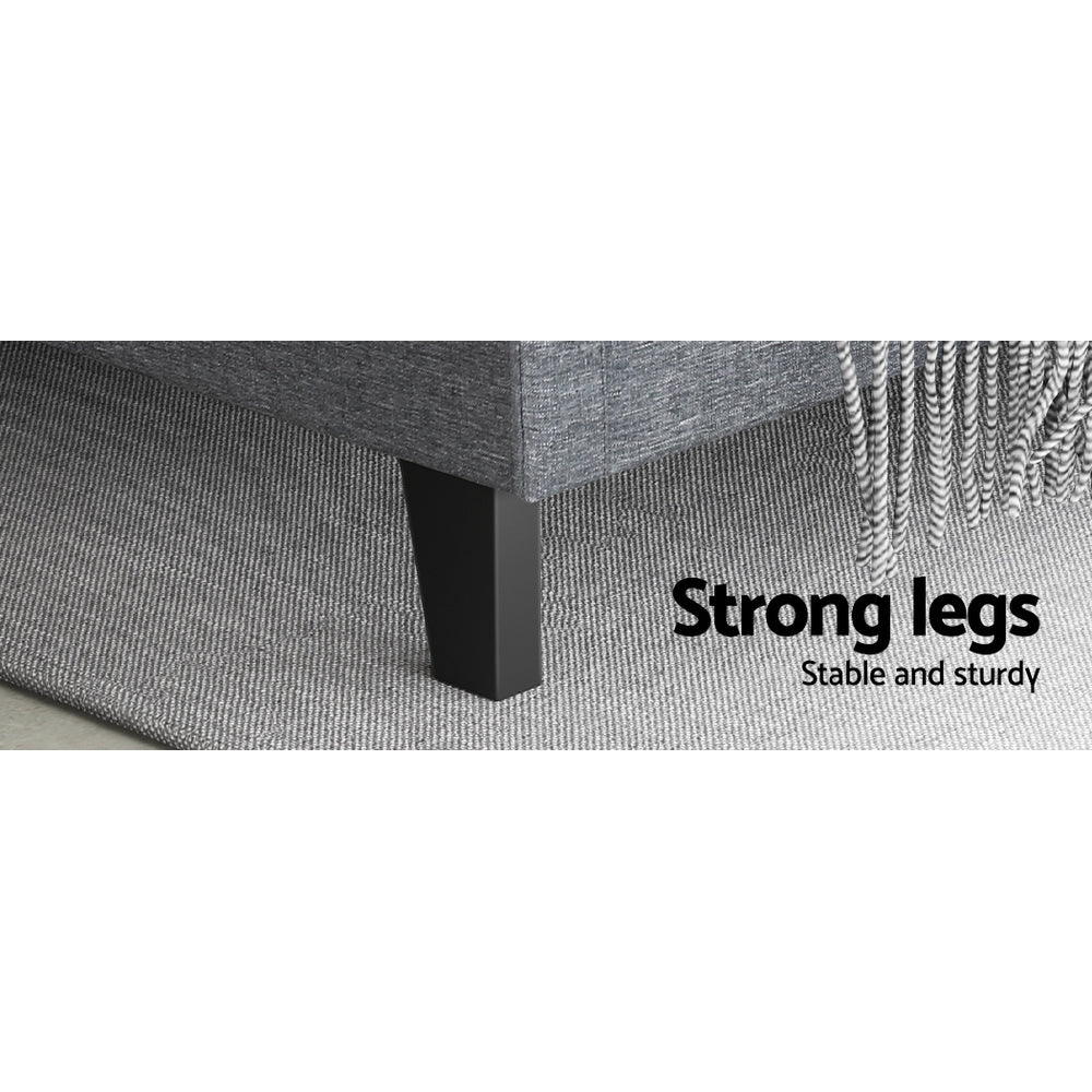 Marlook Bed Frame Queen Size Grey VANKE