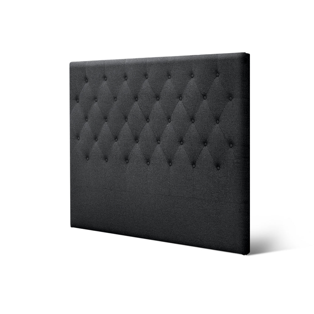 Marlook Bed Head Double Size Fabric - CAPPI Charcoal