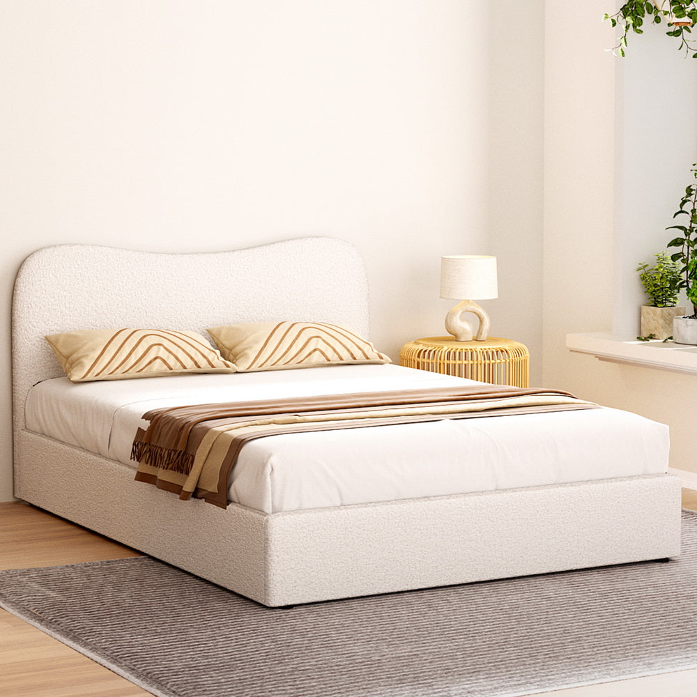 Marlook Bed Frame Double Size Boucle DARA
