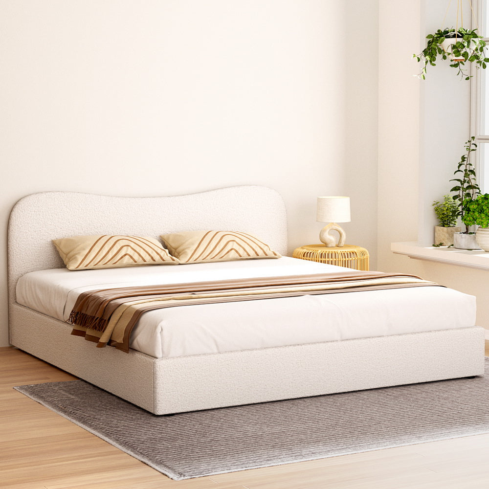 Marlook Bed Frame King Size Boucle DARA