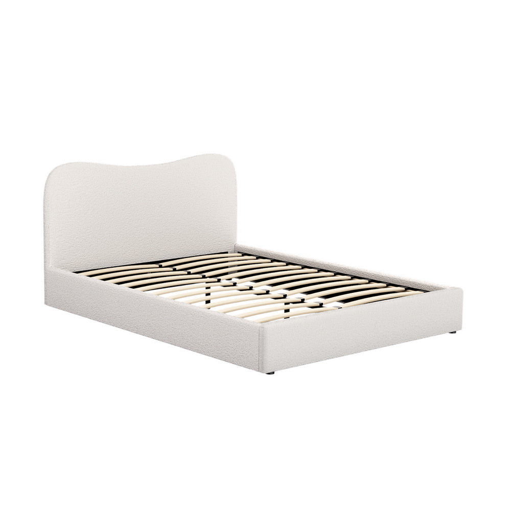 Marlook Bed Frame Queen Size Boucle DARA