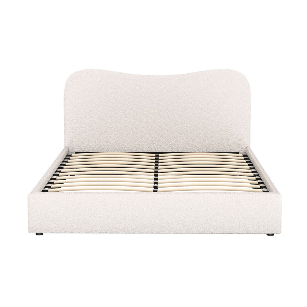Marlook Bed Frame Queen Size Boucle DARA