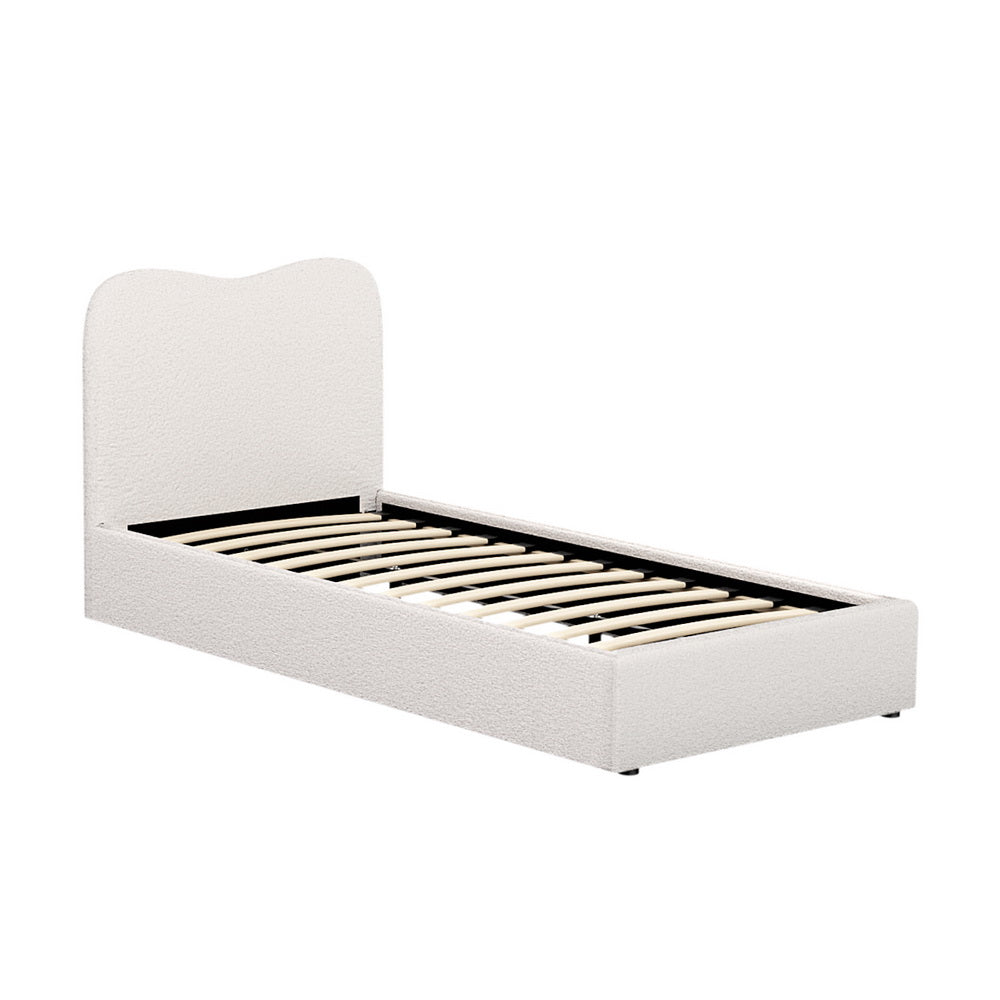 Marlook Bed Frame Single Size Boucle DARA