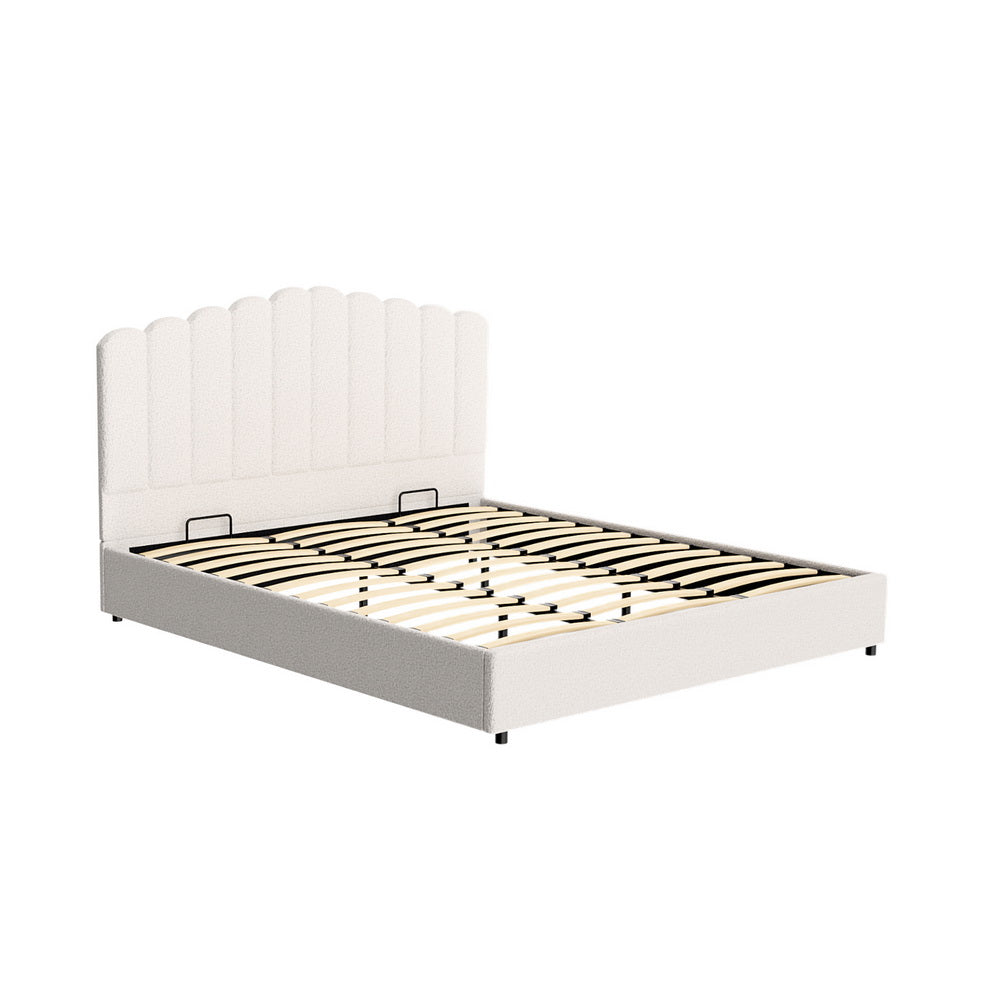 Marlook Bed Frame King Size Boucle FION