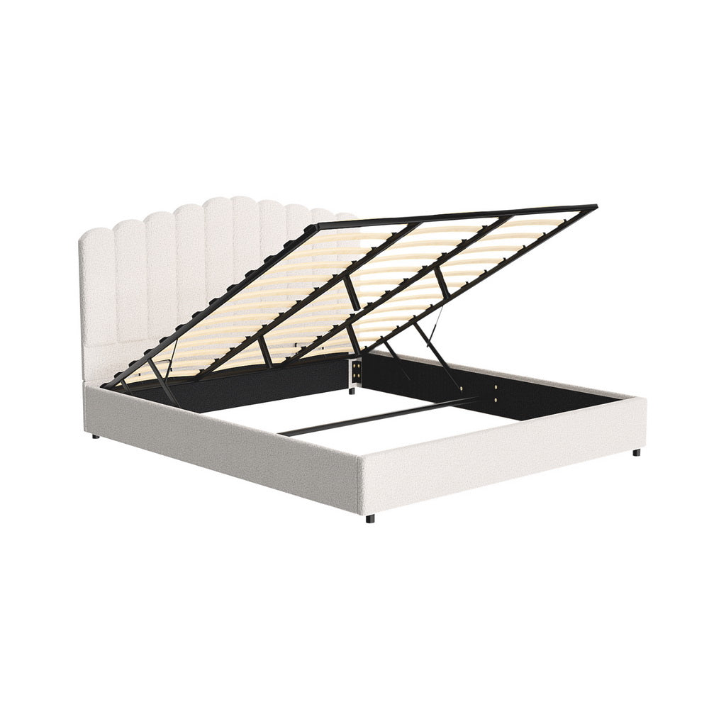 Marlook Bed Frame King Size Boucle FION