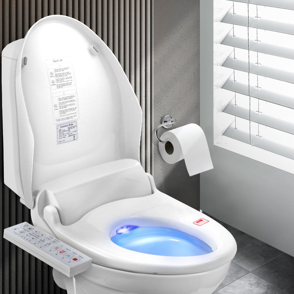 Marlook Electric Bidet Toilet Seat Cover Bathroom Spray Water Wash V Shape