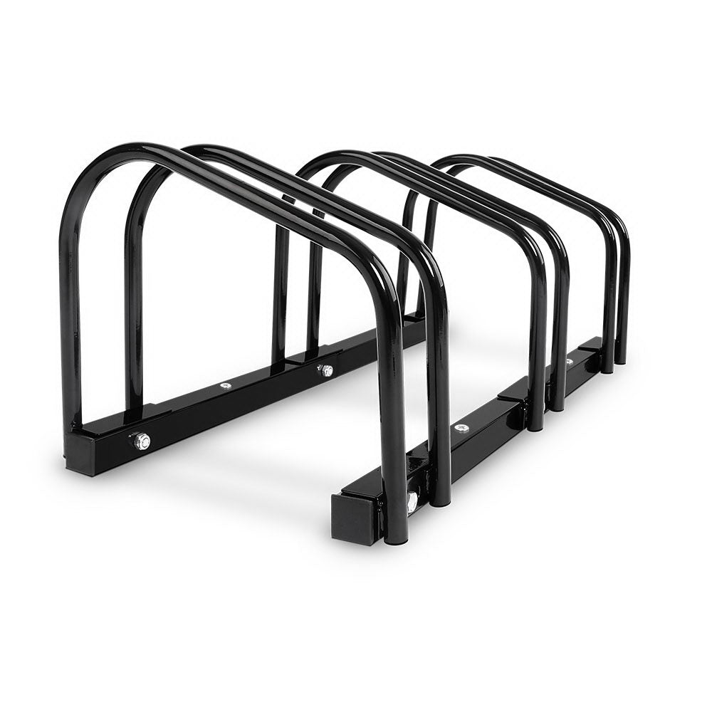 Marlook 3 Bike Stand Rack Bicycle Storage Floor Parking Holder Cycling Black