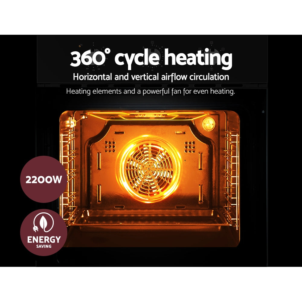Marlook 60cm Electric Built In Wall Oven Stainless Steel