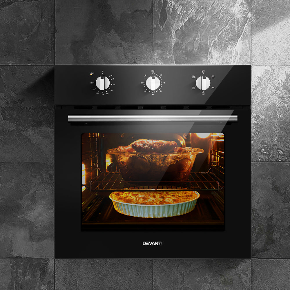 Marlook 60cm Electric Built In Wall Oven Stainless Steel