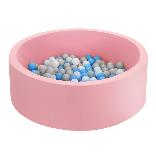 Marlook Kids Ball Pit 90x30cm Ocean Foam Play Pool Barrier Toys Children Pink
