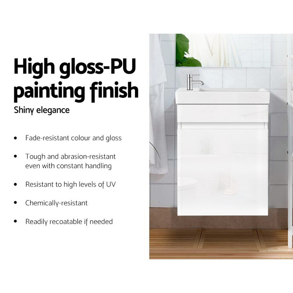 Marlook Vanity Unit 400mm with Basin White
