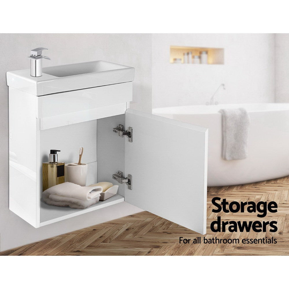 Marlook Vanity Unit 400mm with Basin White